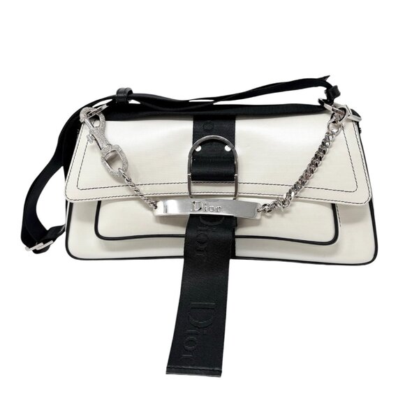 Christian Dior Vintage 2004 Hardcore Shoulder Bag Charm Rhinestone [106431] - Picture 5 of 14